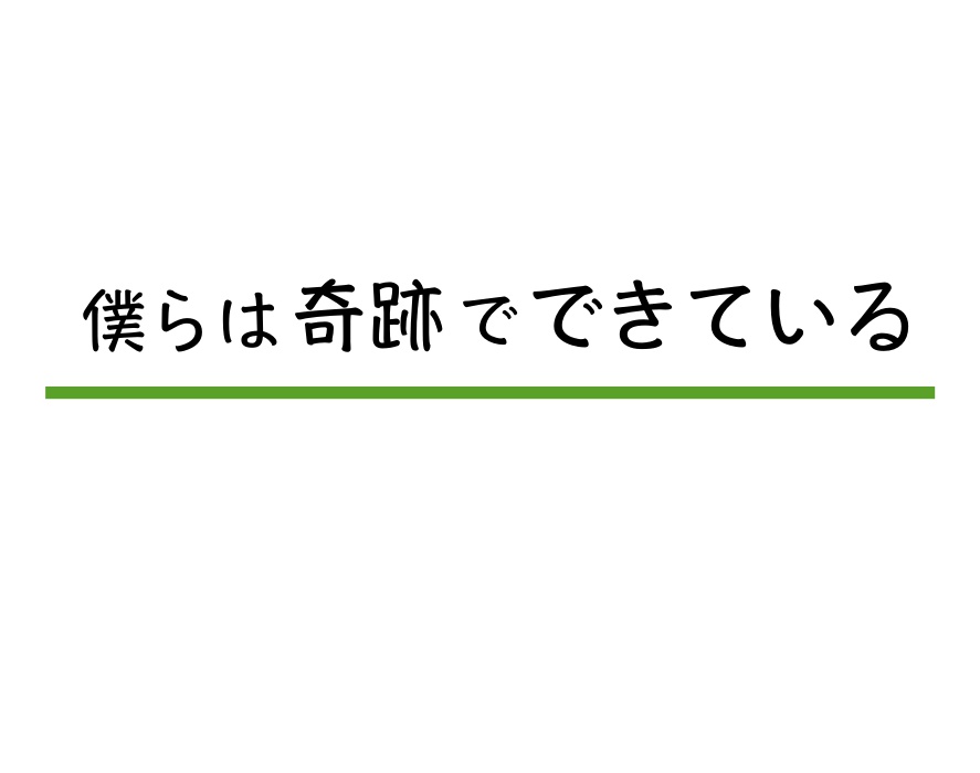 僕らは奇跡でできている1話見逃したら無料動画で視聴 チェインストーリーも